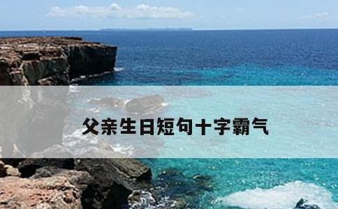 父亲生日短句十字霸气