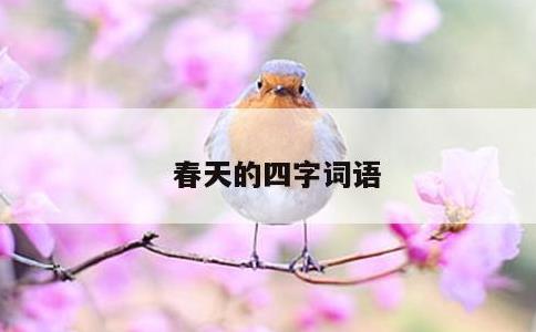 春天的四字词语