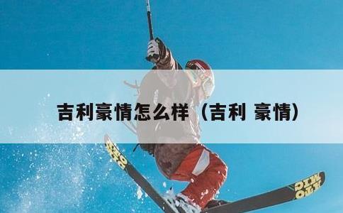 吉利豪情怎么样，吉利 豪情