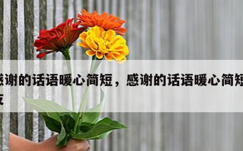 感谢的话语暖心简短，感谢的话语暖心简短朋友