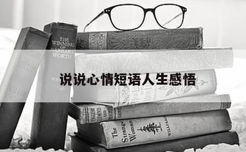 说说心情短语人生感悟