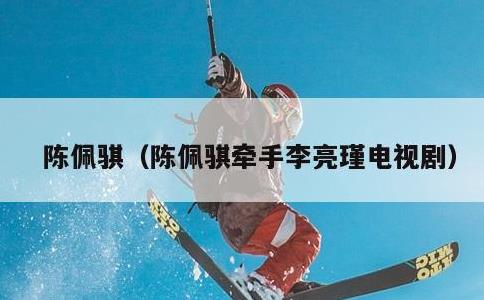陈佩骐，陈佩骐牵手李亮瑾电视剧