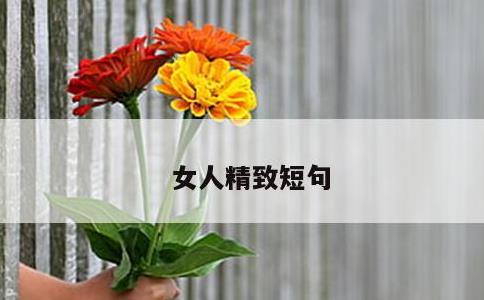女人精致短句