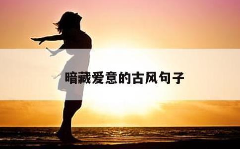 暗藏爱意的古风句子
