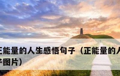正能量的人生感悟句子，正能量的人生感悟句子图片