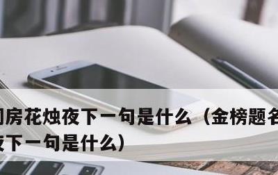 洞房花烛夜下一句是什么，金榜题名洞房花烛夜下一句是什么