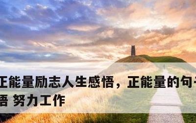 正能量励志人生感悟，正能量的句子 人生感悟 努力工作