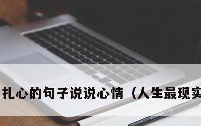 扎心的句子说说心情，人生最现实的句子