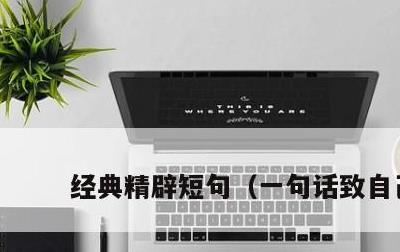 经典精辟短句，一句话致自己