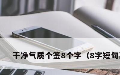 干净气质个签8个字，8字短句高冷