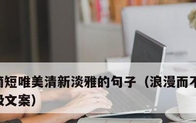 简短唯美清新淡雅的句子，浪漫而不烂俗的高级文案