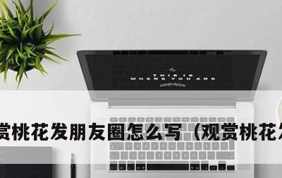 赏桃花发朋友圈怎么写，观赏桃花发朋友圈