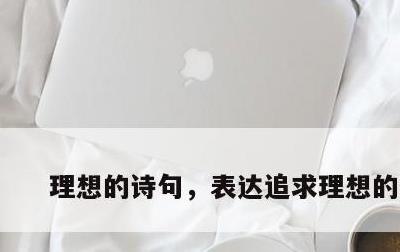 理想的诗句，表达追求理想的诗句