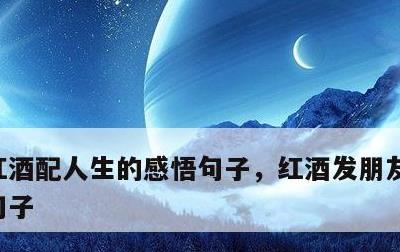 红酒配人生的感悟句子，红酒发朋友圈的精美句子