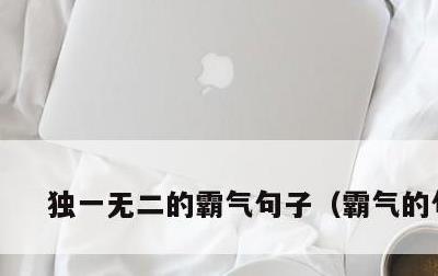 独一无二的霸气句子，霸气的句子