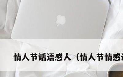 情人节话语感人，情人节情感语录