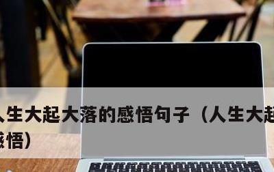 人生大起大落的感悟句子，人生大起大落经典感悟
