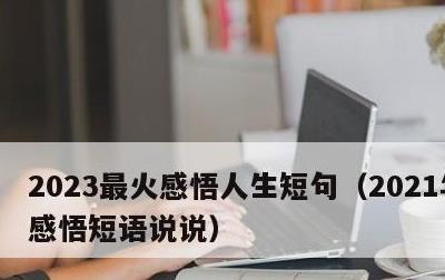 2023最火感悟人生短句，2021年人生感悟短语说说