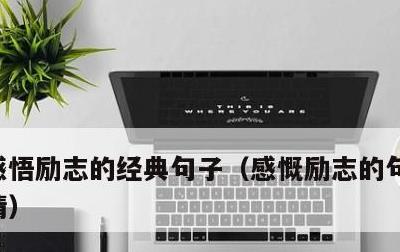 感悟励志的经典句子，感慨励志的句子说说心情