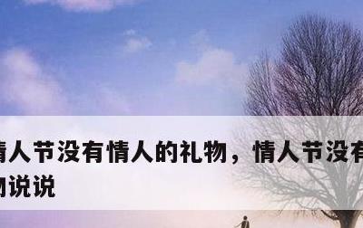 情人节没有情人的礼物，情人节没有情人的礼物说说