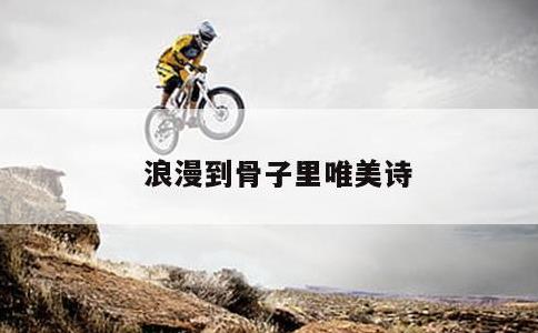 浪漫到骨子里唯美诗