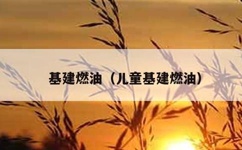 基建燃油，儿童基建燃油