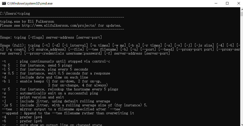 ping TCP端口的实用小工具tcping安装